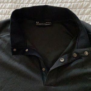 Under Armour Coldgear half zip snap pullover, Sz L